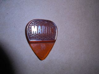 Vintage Martin Amber Colored Heavy " Grip " Guitar Pick