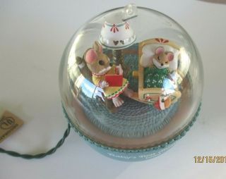 Vtg 1989 Hallmark Ornaments.  Babys 1stfirst Christmas.  Motion
