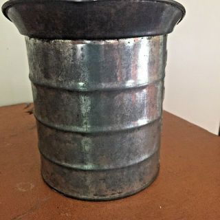 Antique Tin Measuring Cup 1 Quart Collectible Kitchenware Vintage - Farmhouse 5