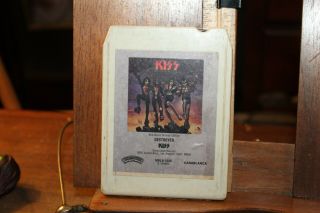Vintage 1976 Kiss 8 Track Tape Destroyer
