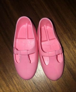 Vintage Ideal Crissy Velvet Pink Doll Shoes Near