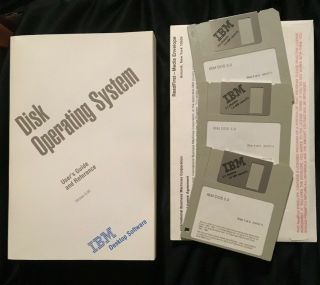 IBM DOS 5.  0 Disk Operating System 3.  5 Diskette Complete Package for Vintage PC 4