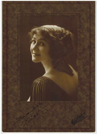 Vintage Signed Photo Frankie Rice,  Broadway,  Vaudeville Star