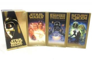 Vintage Vhs Star Wars Trilogy Special Edition Box Set 1997