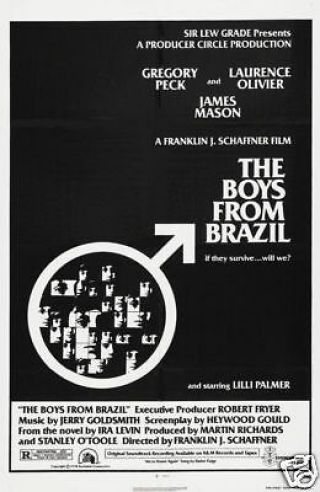 The Boys From Brazil Vintage Movie Poster Print