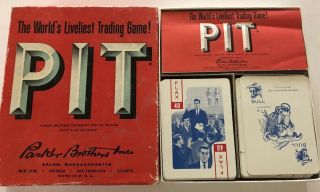Vintage 1947 Pit Card Game Parker Brothers Complete