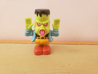 Vintage 1991 Nbc Gravedale High Frankenstein Plastic Toy - 2.  5” Tall