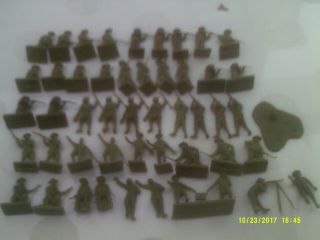 Full Set Vintage Airfix Ho/oo Ww1 American Infantry