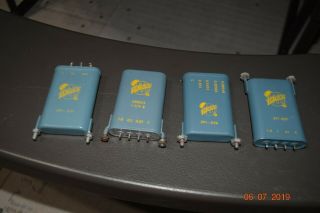 4 Vintage Tektronix Oscilloscope Capacitors 291 - 007 291 - 026 291 - 023 291 - 031