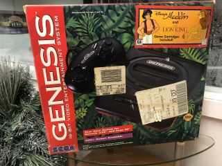 Sega Genesis Box Only.  No Console No Inserts.  System Box Only.  Vintage