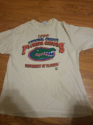 Vintage Florida Gators Shirt xl 1996 National Champions sugar bowl schedule UF 3