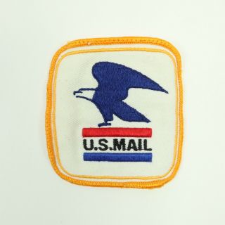 Vintage U.  S.  Mail Usps Postal Service Embroidered Patch (3.  25 X 3.  5)