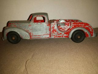 Vintage Hubley Kiddie Toy Metal Wrecker Tow Truck No.  474 Restore