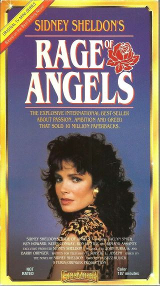 Rage Of Angels Vhs 1992 Jaclyn Smith Armand Assante Sidney Sheldon Nbc Tv Vtg