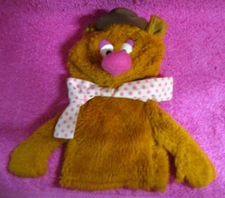Vintage Fisher Price Jim Henson Fozzie Bear Muppet Puppet 861