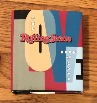 The Rolling Stone Book Of Love Mini Book - Vintage - Dust Jacket - Euc
