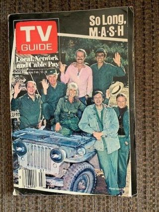 Vintage - 2/12/1983 - Tv Guide - So Long Mash - Final Show