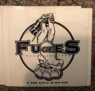 Vintage Fugees Sticker - Lauryn Hill 1993 Birth Of Hip Hop 3”x 3”
