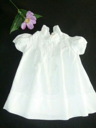 Gorgeous Vintage Cotton Dress For Baby Fine Embroidery