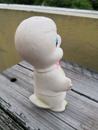 VTG RARE MEXICAN SQUEAKY TOY HAPPY PENGUIN RUBBER 5 1/2 