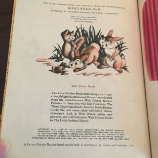 Vintage 1948 Disney ' s Snow White Little Golden Book D4 I edition 3