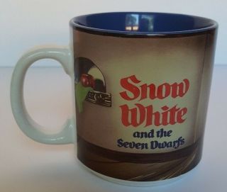 Vintage Snow White And The Seven Dwarfs Walt Disney Coffee Mug Cup Exc