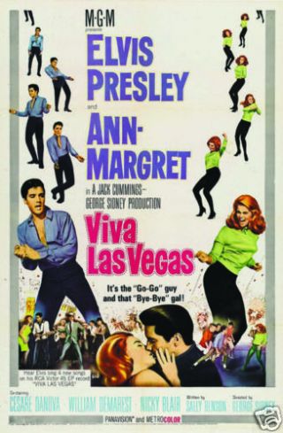 Viva Las Vegas Elvis Presley Vintage Movie Poster Print