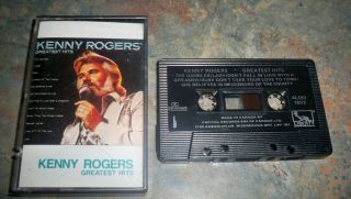 Kenny Rogers Greatest Hits Vintage Audio Tape Cassette