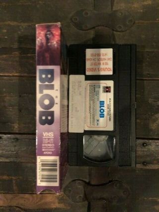 The Blob [VHS,  1988] HORROR RARE OOP HTF CULT SLASHER GORE VINTAGE 2