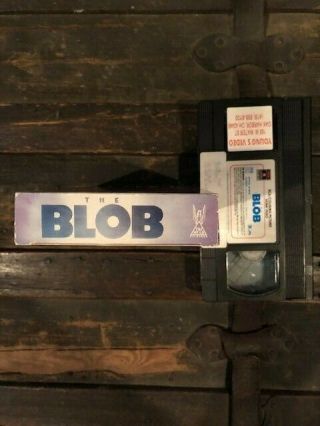 The Blob [VHS,  1988] HORROR RARE OOP HTF CULT SLASHER GORE VINTAGE 3