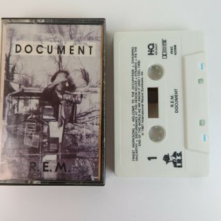 Rem - Document 1987 Cassette Tape Vtg 80 