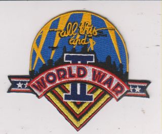 Beatles - All This And World War Ii Vintage Sew - On Embroidered Patch /