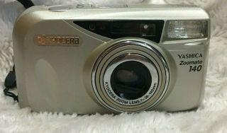 Yashica Kyocera Zoomate 140 35mm 140mm Lens Compact Camera Good Cond Vintage