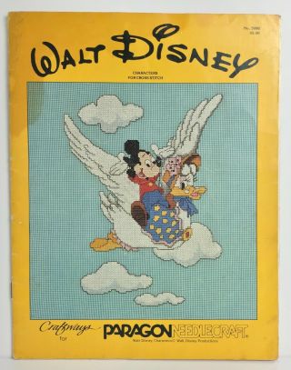 Paragon Vintage Walt Disney Characters For Cross Stitch Pattern Booklet