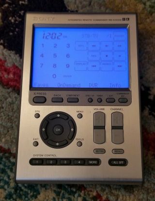 Vintage Sony Rm - Ax4000 Integrated Universal Remote Control Commander