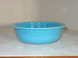 Vintage Homer Laughlin Colors Fiesta Turquoise Large Serving Bowl