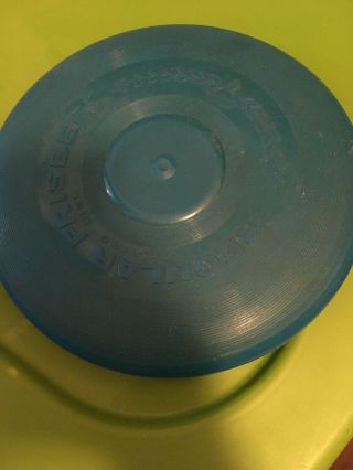 Vintage Blue Wham - O Regular Frisbee Flying Disc Dated 1966