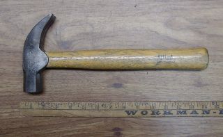 Old Tools,  Huge Vintage Stanley Curved Claw Hammer,  2lbs.  4.  2oz. ,  Good Cond.