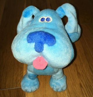 Blues Clues Plush Toy 8 Inch Stuffed Bean Nick Jr 1998 Vintage 90s Blue Dog