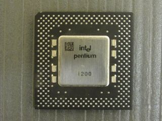 Intel Sl24q Pentium I200 200mhz Vintage Cpu Processor Fv80502200