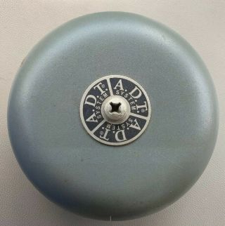 Adt Fire Alarm Bell 6v Dc Vintage Antique Model 22021