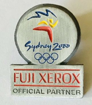 Fuji Xerox Camera Sydney 2000 Olympic Games Partner Pin Badge Vintage (e9)