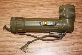 Vintage Vietnam Era RAY - O - VAC US Army Flashlight - USA Made - TL - 122 - O 2
