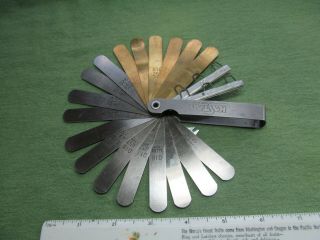 Vintage Kastar U.  S.  A.  Feeler Gauge - Brass / Steel / Spark Plug - Mechanics Tool