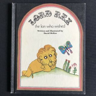 Vtg 1973 Lord Rex The Lion Who Wished David Mckee Weekly Reader Book Club Hc