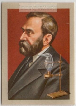 Alfred Nobel Invention Dynamite Prize Explosive Sweden Vintage Ad Trade Card