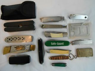 Vintage Pocket Knives and Multi - tools Assorted Brands & Styles 2