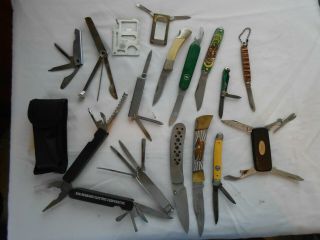 Vintage Pocket Knives and Multi - tools Assorted Brands & Styles 3