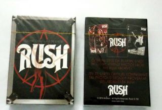 Rush - Official Packaged/sealed Set Of Vintage Photo Playing Cards