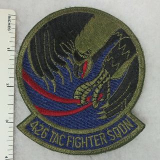 426th Tactical Fighter Squadron Us Air Force Patch Subdued Usaf Vintage